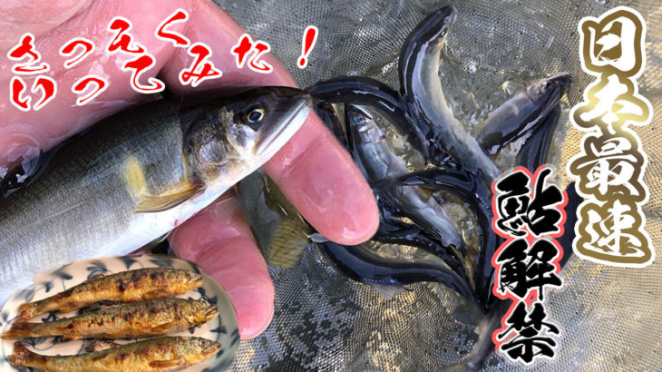 【日本最速】2022初の鮎釣りは秩父で・・